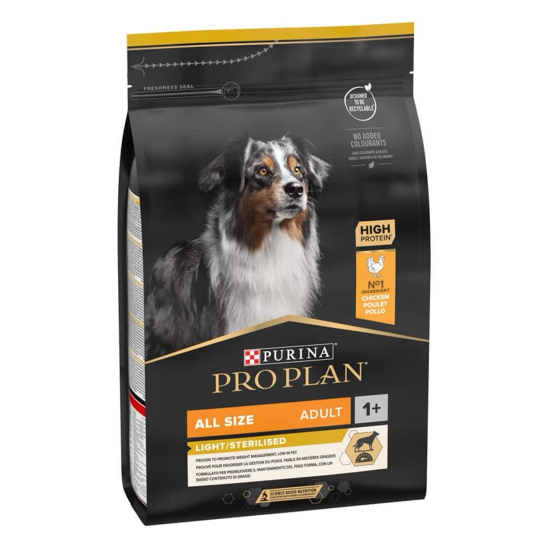 Purina Pro Plan Adult Light Sterilised 3kg | Crocchette Controllo Peso