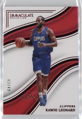 2022-23 Panini Immaculate Red 2/49 Kawhi Leonard #24 09br