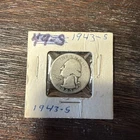 1943-S Silver Washington Quarter (Circulated) Very Fine Condition