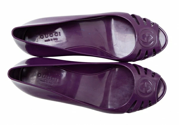 GUCCI Rubber Heel Sandals Purple 23.5 [Ladies] thumbnail 3