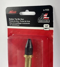 Milton S-153 Blo-Gun Rubber Tip Air Blow Gun 1/4” NPT 150psi Made in USA thumbnail 2