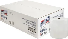 Genuine Joe Solutions 850' Hardwound Paper Towels, 6 Rolls 7" x 850 ft