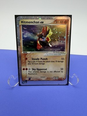 Pokemon Hitmonchan EX Ruby And Sapphire Holo Ultra Rare Card 98/109 MP