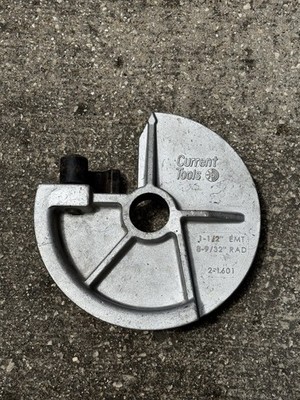 Current Tools 2-1601  1-1/2'' EMT Bender Shoe 8-9/32  RAD