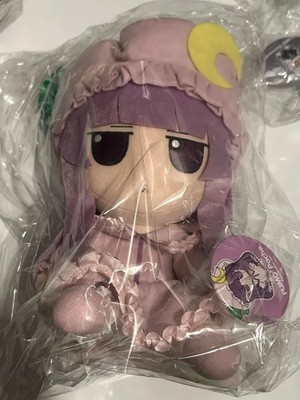 Touhou Project Fumo Patchouli Knowledge Plush Doll + Tin Badge US SELLER