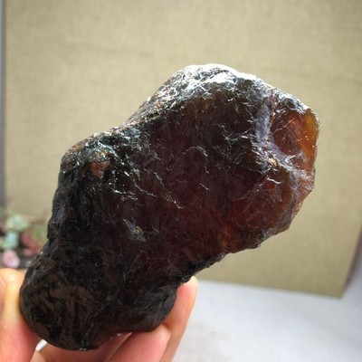 Superlight Natural Original amber rough semi transparent bulk gemstone 95g A3554