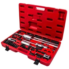Auto Truck Diesel Injector Extractor Slide Hammer Puller Adapter Tool Kits 40PC