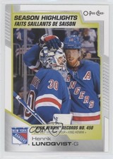 2020-21 O-Pee-Chee Season Highlights Henrik Lundqvist #597 HOF e6j
