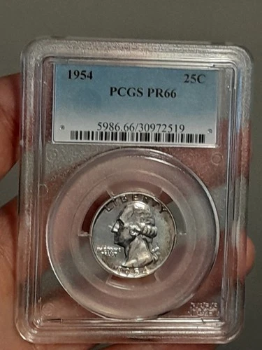 1954 Proof Washington Quarter PCGS PR66