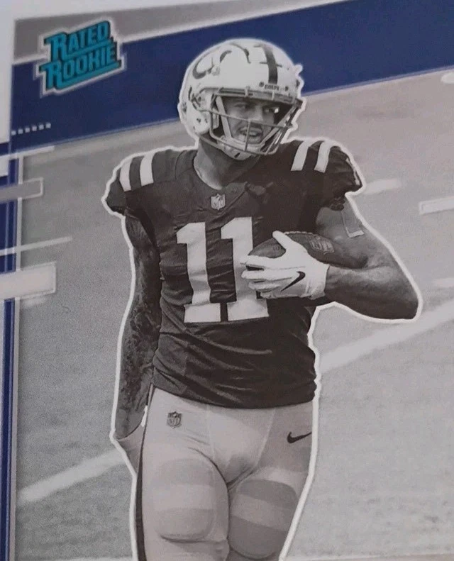 2020 Donruss Optic Rated Rookies Negative Variation Michael Pittman Jr. #322 RC - Image 3 of 3