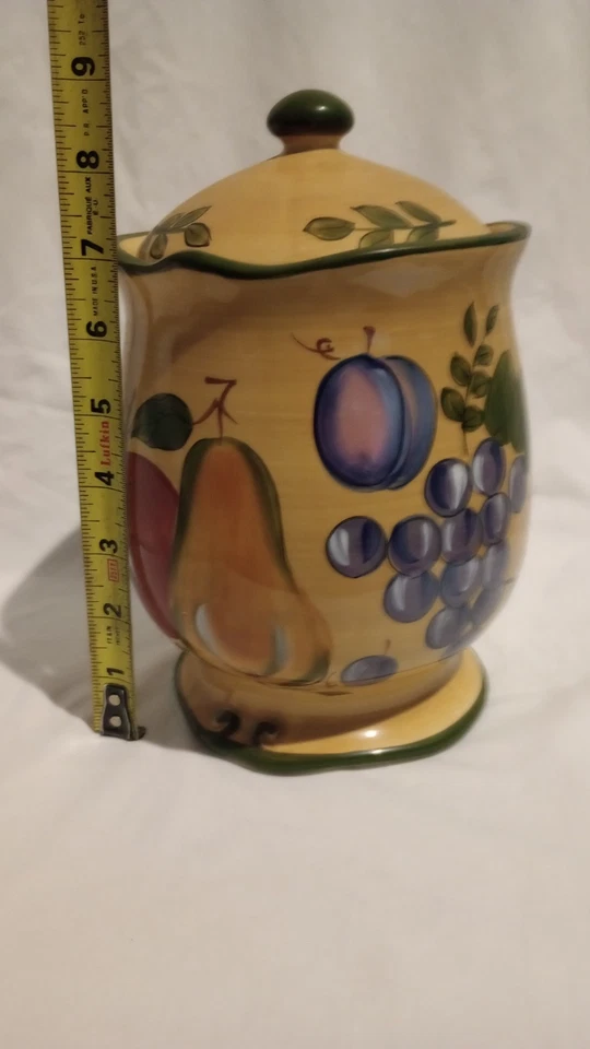 Home Trends Juego de 3 Botes Granada Vintage Manzana Pera Uvas y Ciruela Foto 4 de 4