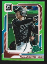 Panini 2026 Donruss OPTIC AIVA ARQUETTE RATED PROSPECT LIME GREEN PRIZM #/149