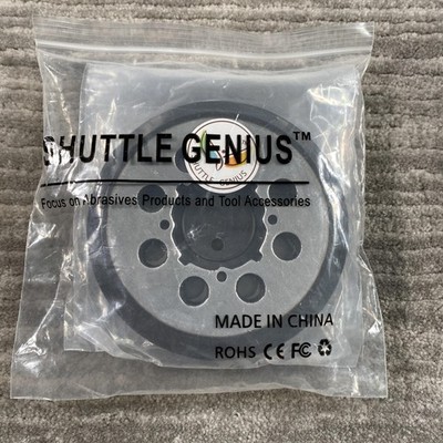 Shuttle Genius Orbital Sander Backing Pads Set Of 3 Black Metal Grinding New
