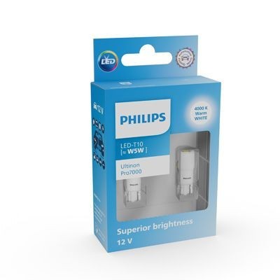 2x PHILIPS 11961WU70X2 LED Blinkleuchte Glühlampen 0.9W 12V W2.1x9.5d