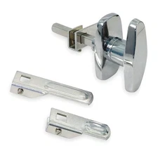 Zoro Select 1Xnz2 Cam Latch, Nonlocking, Chrome, T Handle