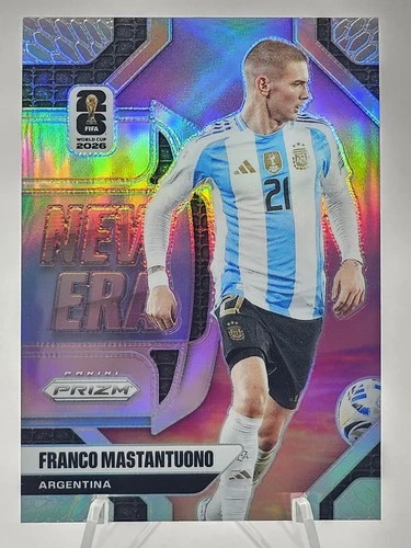 2026 Panini Prizm FIFA World Cup New Era Franco Mastantuono #24 Silver Prizm