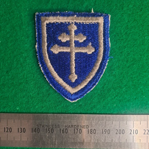 WW2 US United States Army 79th Infantry Division Patch Badge "Cross of Lorraine"