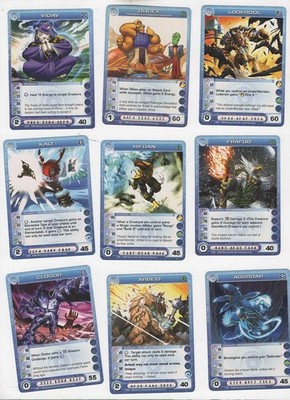Chaotic lot #009. Lot of 10 Overworld creature cards. All MAX Energy