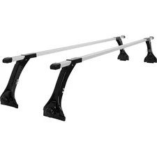 63" Van Roof Rack Cross Bars Cargo Luggage Carrier For Most Vehicles Rain Gutter