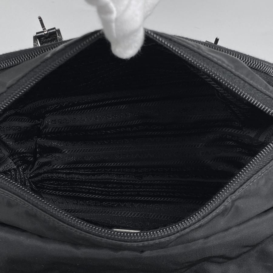 PRADA Messenger Shoulder Bag BT0713 Nylon Black #BS1565 thumbnail 8