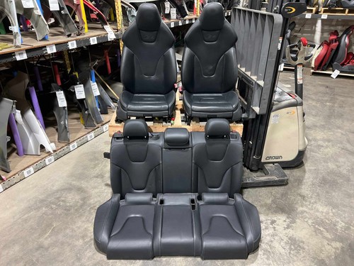 2013-2016 Audi S4 OEM Sport Seat Full Set Front & Rear Black Leather w/ Memory L