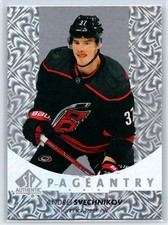 2022-23 SP Authentic Andrei Svechnikov Pageantry Insert Hurricanes #P-37