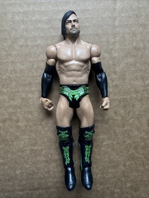 WWE Justin Gabriel Basic 39 Mattel Loose Action Figure Black Green Gear