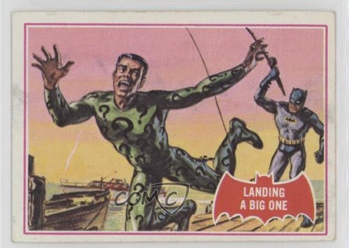 1966 Topps Batman Red Bat #11A Landing a Big One — Raw