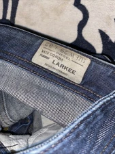 Diesel turbo Larkee 29x32  jeans regular straight blue denim 008QM Y2K Hip Hop