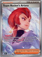 TEAM ROCKET'S ARIANA 237/182 SPECIAL ILLUSTRATION RARE DESTINED RIVALS HOLO NM