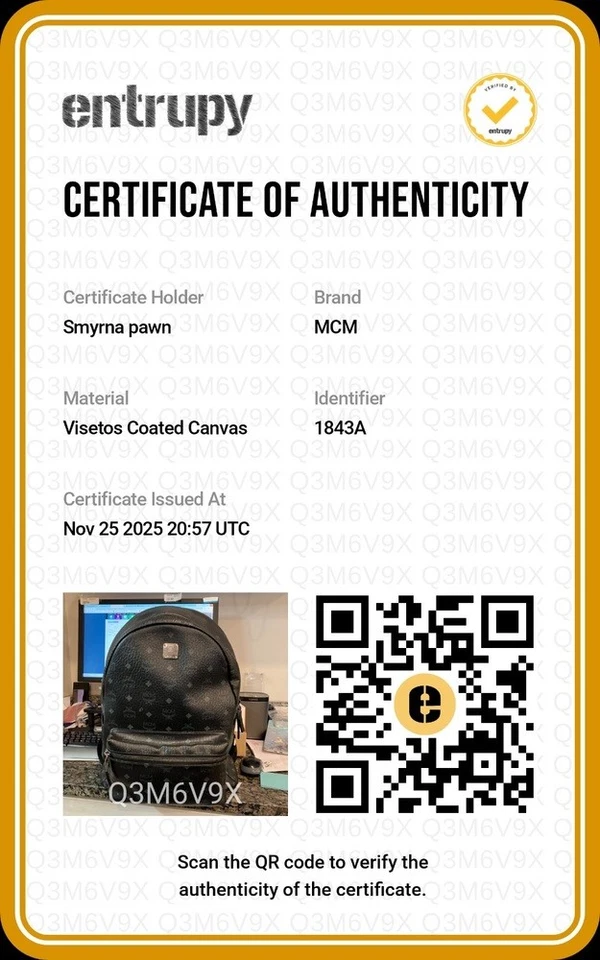 Mochila MCM Visetos negra SPB-JB 354866 Foto 2 de 4