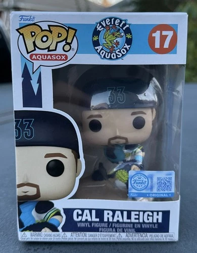 Funko Pop - MLB: Baseball - Cal Raleigh Aquasox Mariners #17 Exclusive