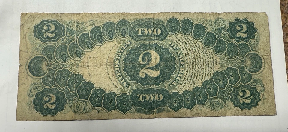 FR. 60 1917 $2 TWO DOLLARS LEGAL TENDER UNITED STATES NOTE - Image 2 of 2