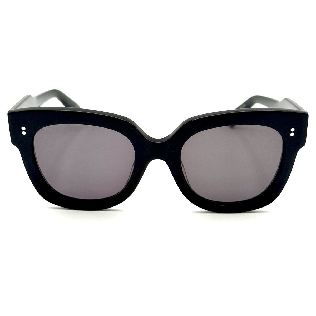 CHIMI 008 Berry Sunglasses Black Acetate Square Frame Style
