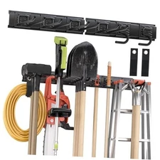 Garden Tool Organizer Wall Mount, 32 inches Tool Storage Rack with 32"
