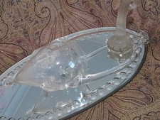 Antique  19thc  Sorcerers Victorian Sconce wall Mirror  Bullseye Glass Mirror .