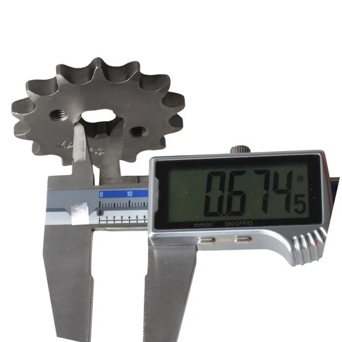 Piñón delantero apto para 428-14T Honda 23801-121-000 (14 dientes) Foto 2 de 4