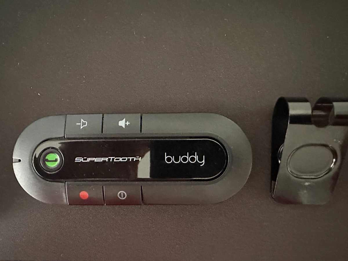 SuperTooth Kit Buddy Vivavoce Bluetooth Per Auto – Chiamate In Mani Libere, Multipoint, Batteria Ricaricabile, Compatibile Con IPhone E Android - 2