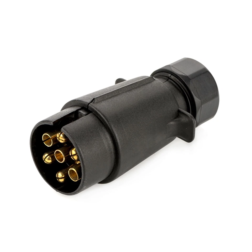 Barra de remolque de acoplamiento de remolque de enchufe conexión de 7 polos 12 voltios para Chevrolet Foto 2 de 4