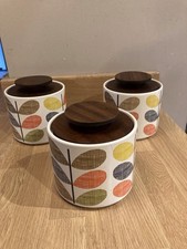 3 Orla Keily Scribble Stem Multi Storage Canister Jars 