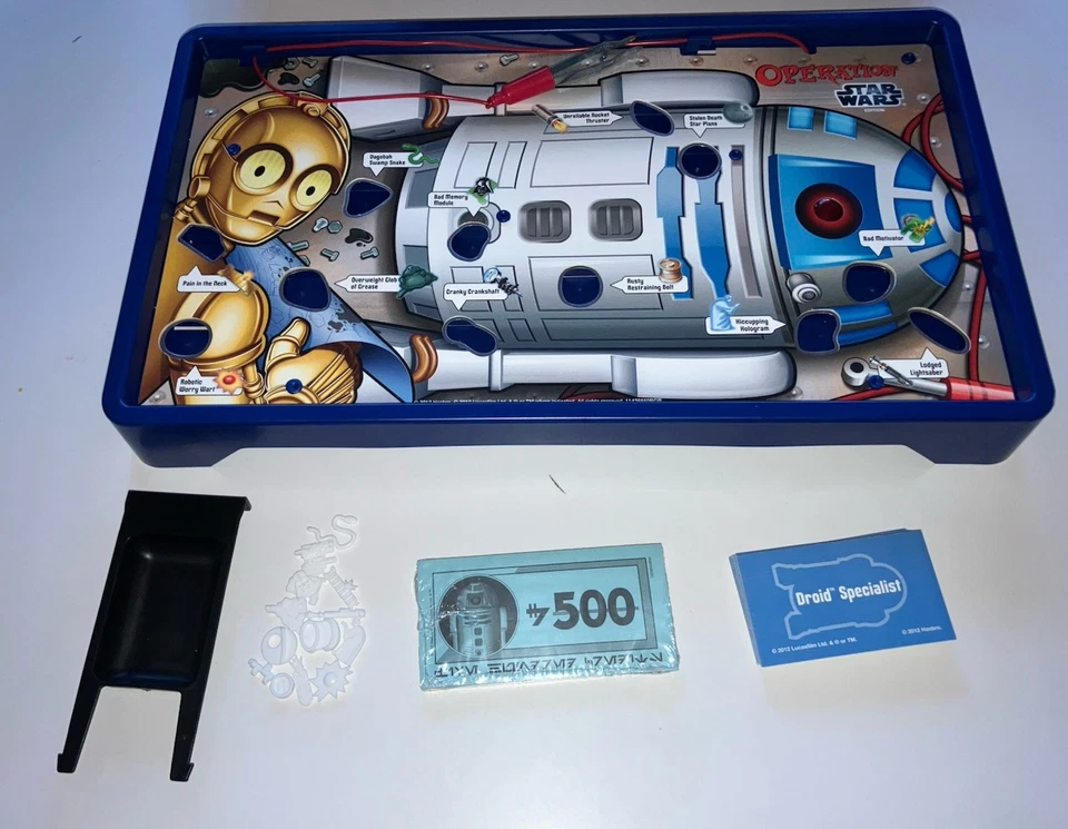 Star Wars Edition Operation Board Game 2012 Hasbro. Tested. Complete + Batteries - Image 2 of 4
