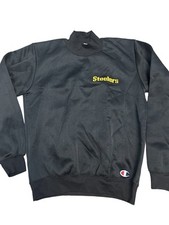 Vintage 1960  s Champion Nylon Black Crewneck Men  s Size Medium