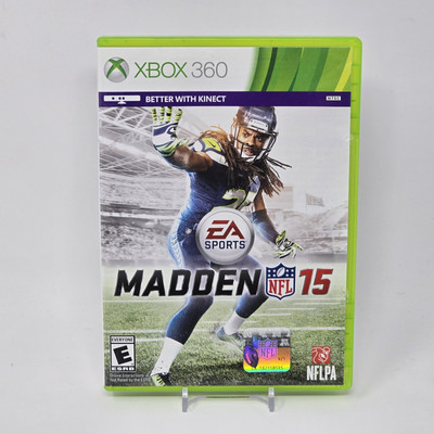 Madden NFL 15 (Xbox 360) CIB COMPLETE & TESTED
