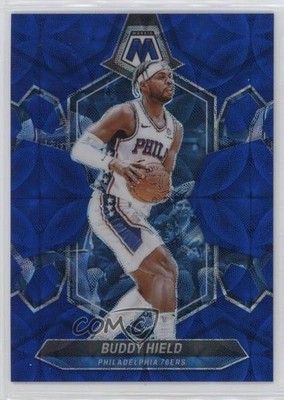 2023-24 Panini Mosaic International Blue Mosaic Prizm 9/25 Buddy Hield #84 13c5