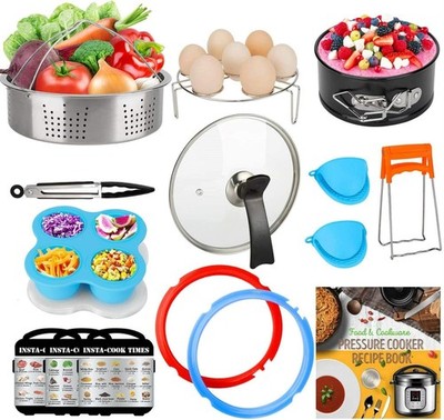 3 Qt Accessories Instant Pot Including Cake Baking Barrel Steamer Basket