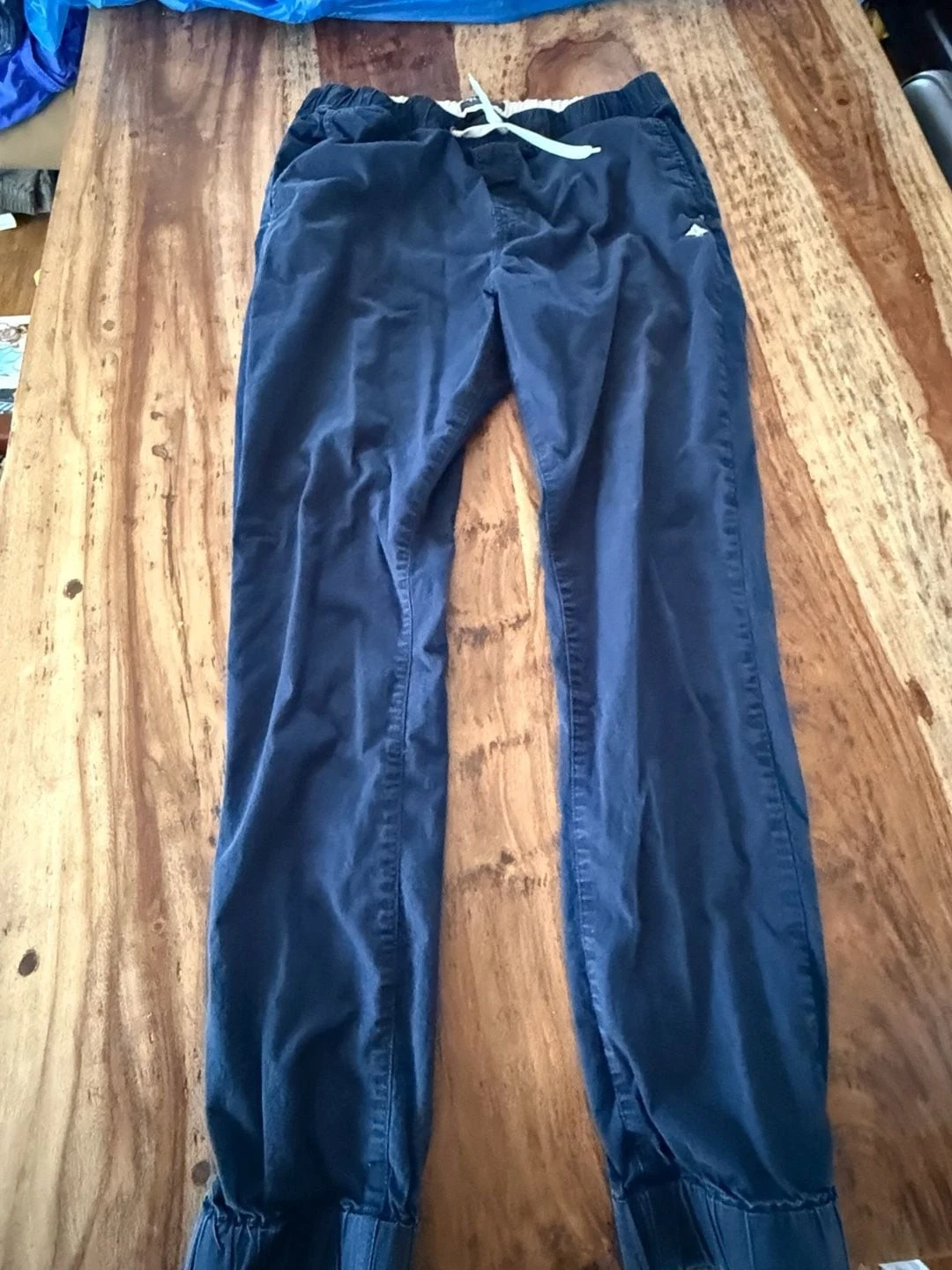 LRG Men's Navy Blue Core Collection Drawstring Jogger Pants Size 36