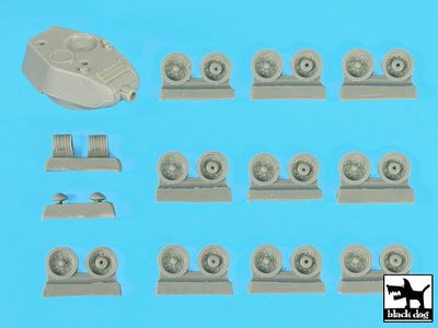 Black Dog 1/72 T-34/85 Factory 122 Model 1945 Tank Conversion (Trumpeter) T72098
