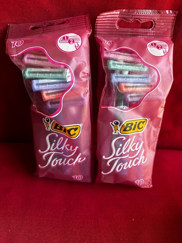 BIC SILKY TOUCH Razors for Women 10ct ( 2 pack ) 20 Razors Total pink