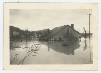 Vintage Photo Acts Of Nature Weird Weather Flood Of 1937 St Mary's ON CA 1930s