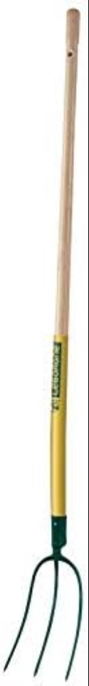 LEBORGNE - FOURCHE A FOIN DOUILLE 3 DENTS - 26 CM MANCHE BOIS CERTIFIE PEFC 100%